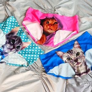 Sweet Allure Kitty Underwear NWOT